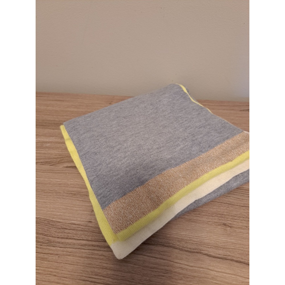 GAP Yellow Gray Gold Women's Scarf One Size Angora Blend